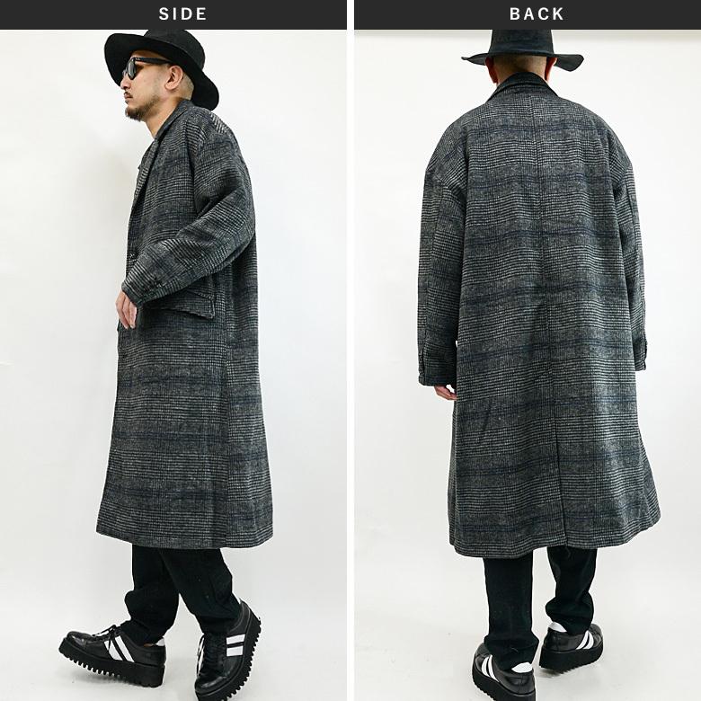 閉店セール】ビッグシルエット シャギーウールチェスターコート