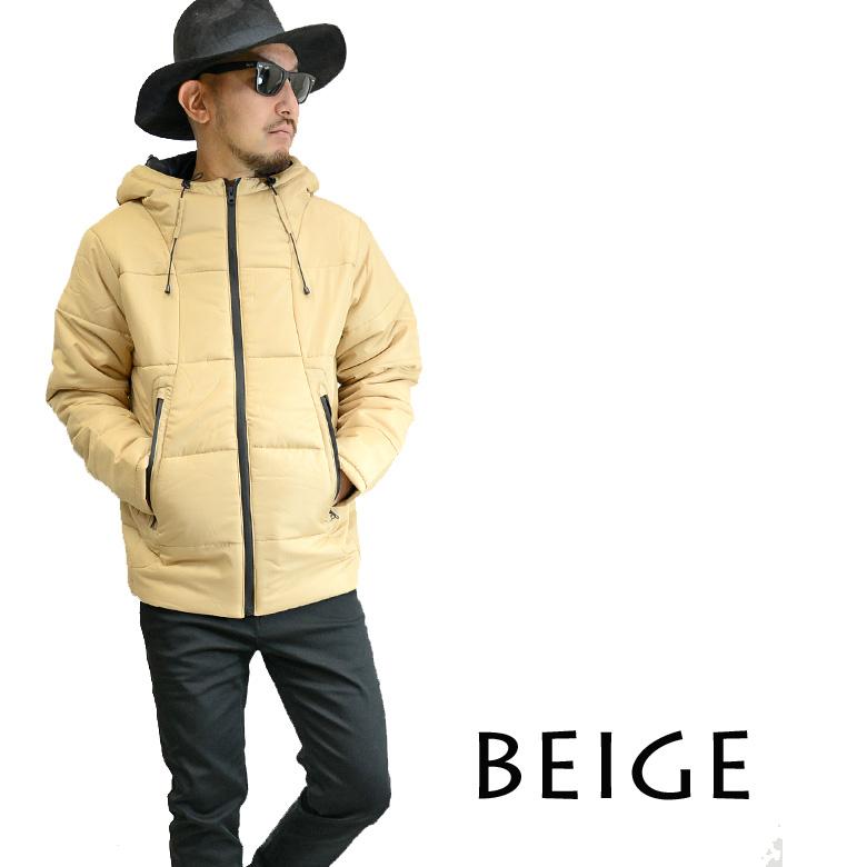 閉店セール】中綿 ボリュームネックジャケットメンズ JK フェイク