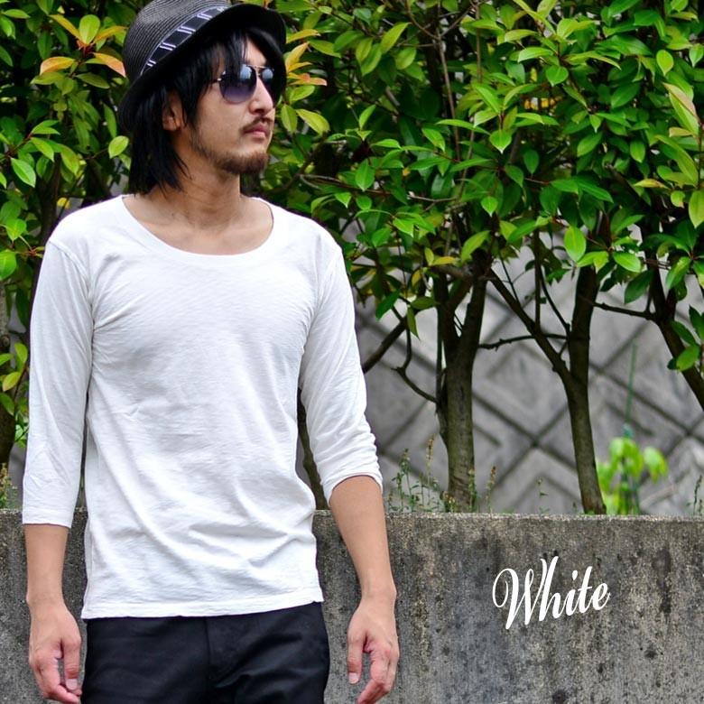 Tシャツ メンズ 7分袖 スラブ スラブ7分袖uネックカットソー 無地 トップス Uネック 夏物 カットソー カジュアル ゆるカジ ストリート系 アメカジ 923 402vre Spruce Vasin 通販 Yahoo ショッピング