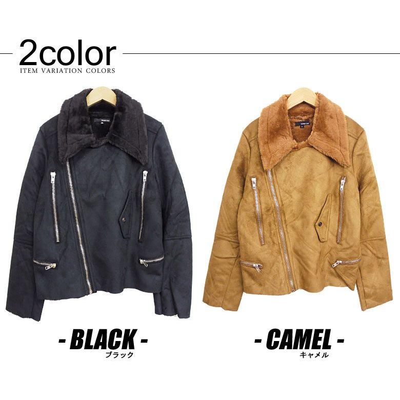 ライダース メンズ フェイクムートンライダースジャケット ボンディング ジャケット 裏地ボア 内ボア Dvbs 014 Spruce Vasin 通販 Yahoo ショッピング