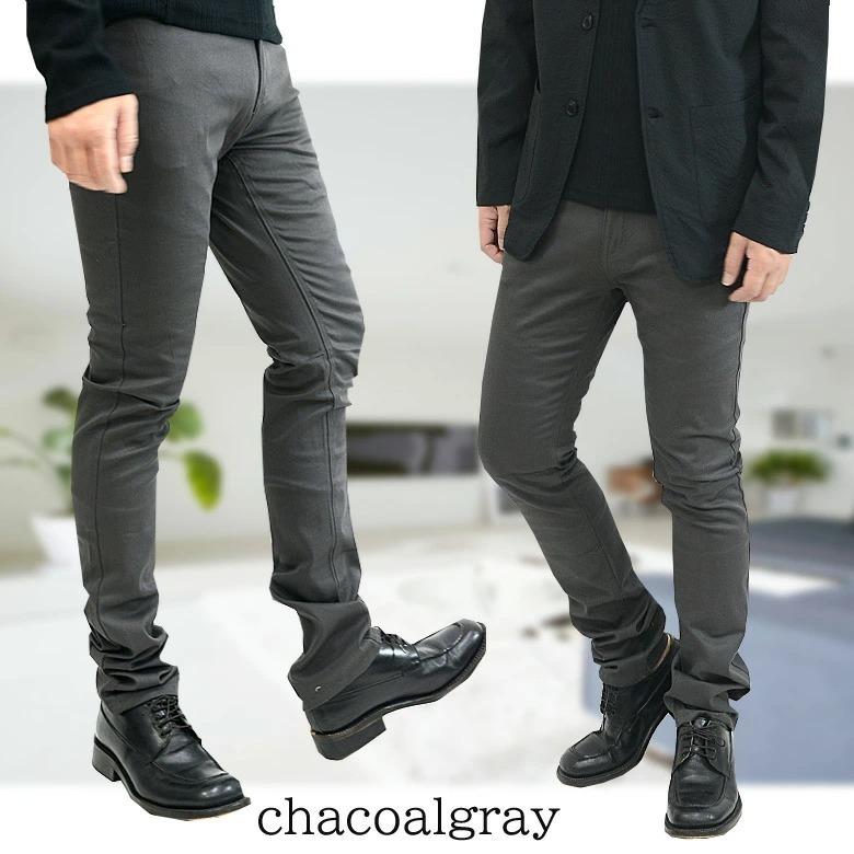 閉店セール】ストレッチ スキニーパンツ メンズ スリム