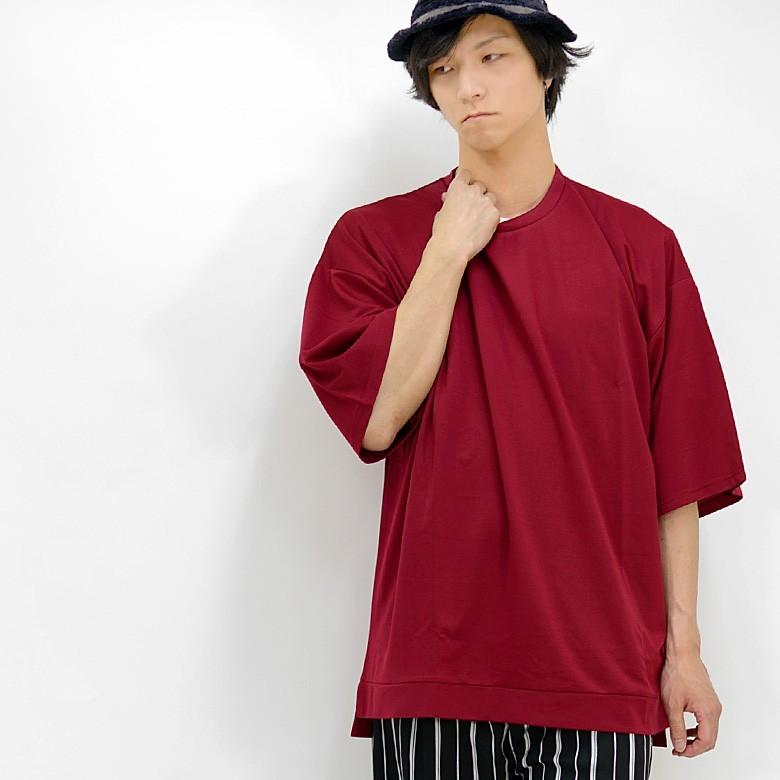 スーパーストレッチビッグシルエット半袖Tシャツ メンズ スーパーストレッチビッグシルエット半袖Tシャツ メンズ