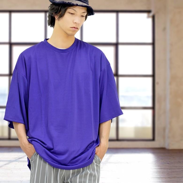 スーパーストレッチビッグシルエット半袖Tシャツ メンズ スーパーストレッチビッグシルエット半袖Tシャツ メンズ