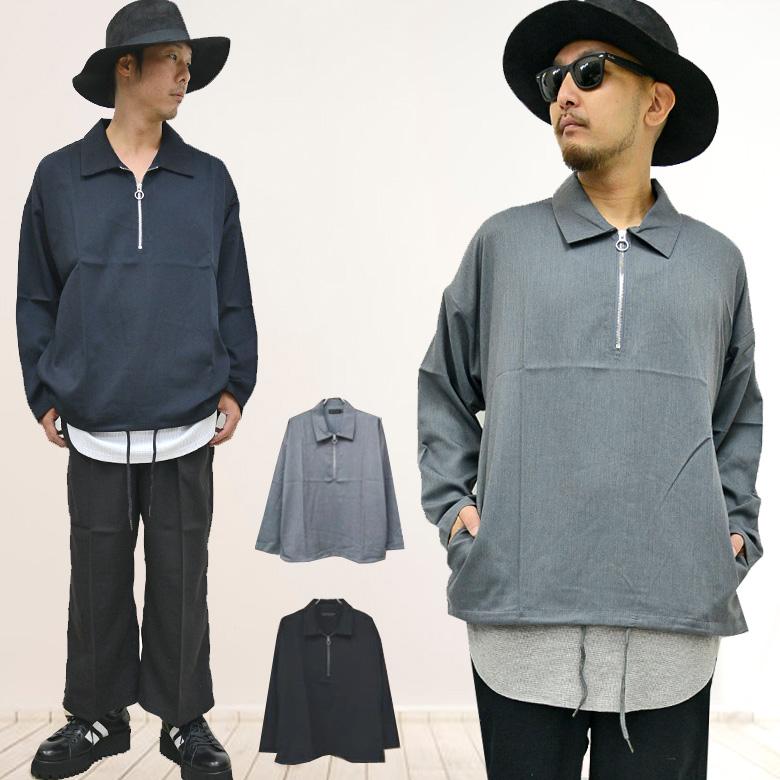 taku PING 全方向ストレッチ ハイゲージ ハーフジップ シャツ PING APPAREL｜全方向ストレッチサッカー半袖フルジップシャツ <NATIVE