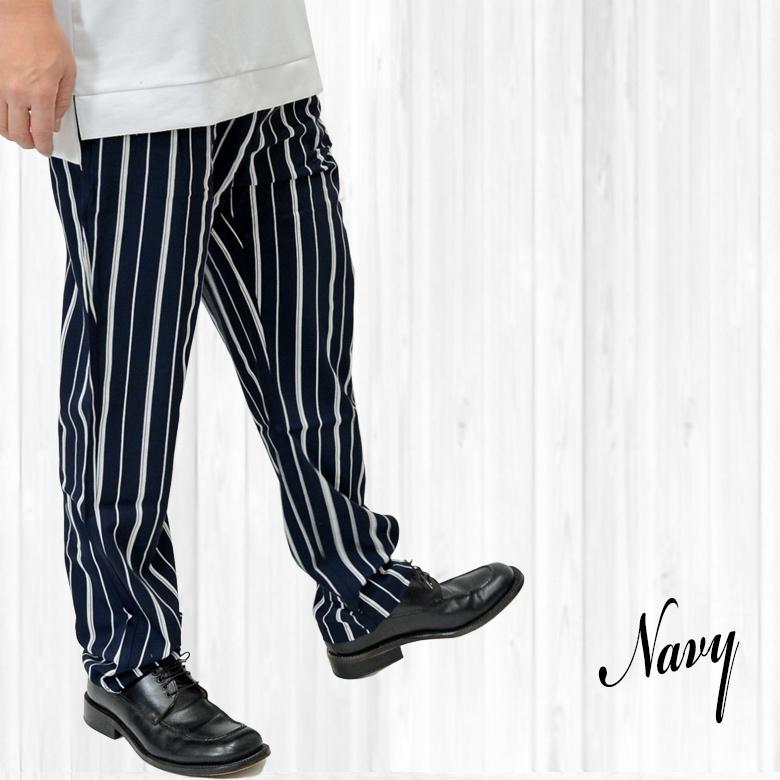 ランダムストライプテーパードパンツ メンズパンツ テーパードパンツ ネイビー グレー お揃い リンクコーデ Rv7492 Spruce Vasin 通販 Yahoo ショッピング