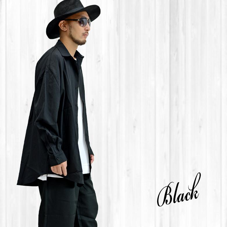 長袖シャツ メンズ シャツ ビッグシルエット ドロップショルダー ラウンド 羽織り メンズシャツ 裾ラウンドルーズシャツ Rv06 Spruce Vasin 通販 Yahoo ショッピング