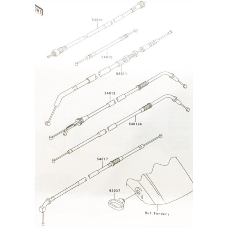 カワサキ（Kawasaki） ZRX400/400-II(ZR400E) 2000年モデルまで