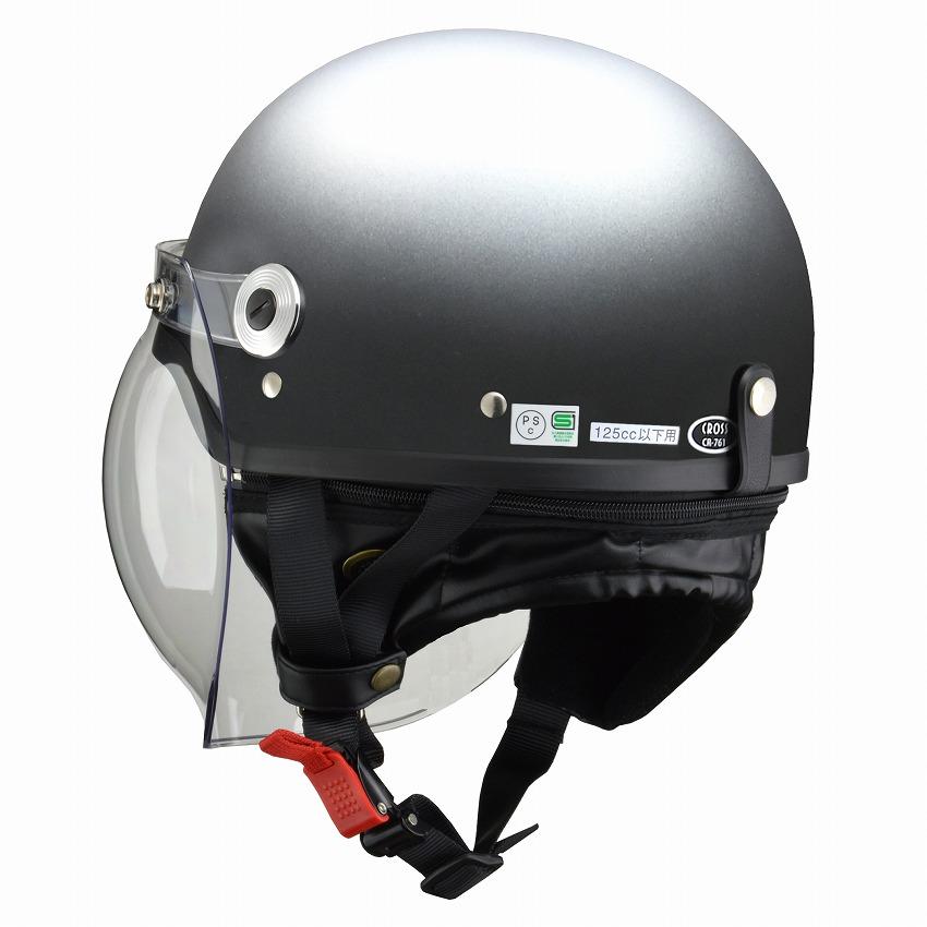 リード工業(LEAD) バイクヘルメット ハーフ レザー CROSS クロス リード工業 【リード工業】 CROSS CR-760 ハーフヘルメット ハーフ