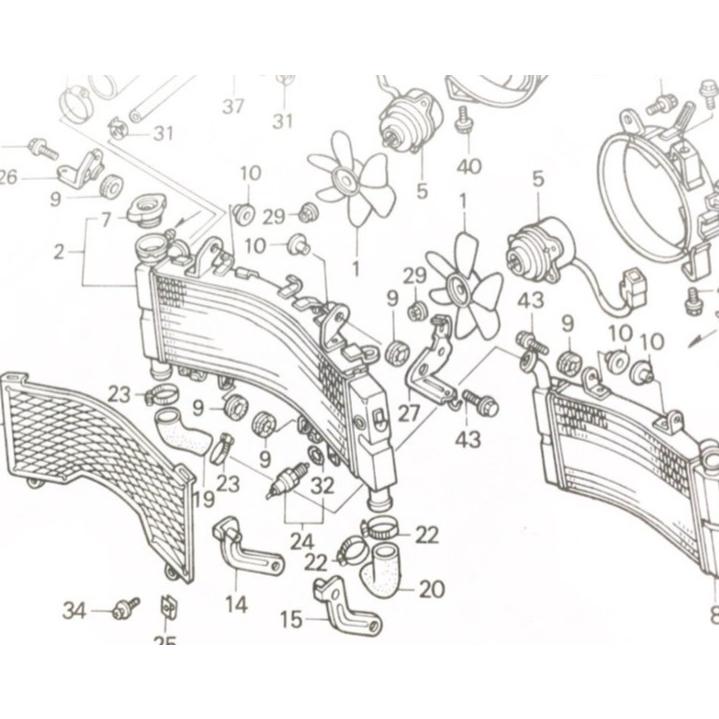 VFR750R(RC30)　サーモスイッチ　図中(24番)　37760-MT2-003　(37760-ML7-003より品番統一)　 | ホンダ