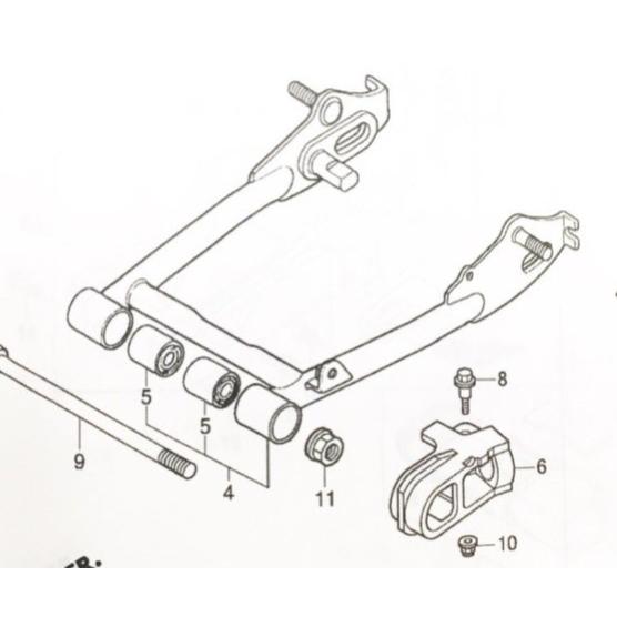 FI モンキー 純正 スイングアーム AB27 ホンダ チェーン セット FI モンキー 純正 スイングアーム AB27 ホンダ チェーン セット
