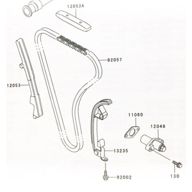 カワサキ ゼファー1100(ZRT10A) カムチェーンテンショナー カワサキ ゼファー1100(ZRT10A) カムチェーンテンショナー