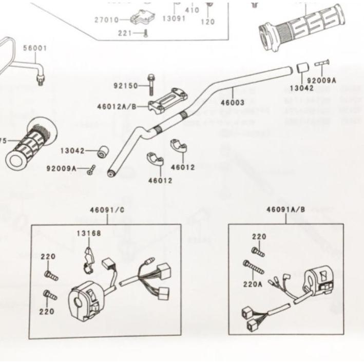 カワサキ（Kawasaki） ゼファーカイ(ZR400C) 車体番号ZR400C-316183