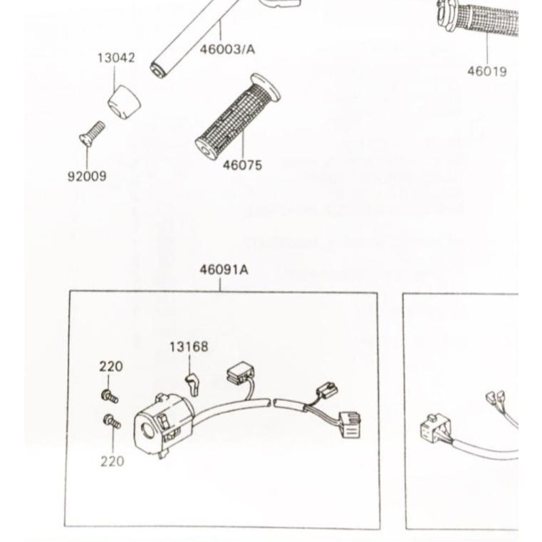 柔らかい Zzr1100 Zxt10c 左ハンドルスイッチ 左スイッチボックス 図中 a番 1539 1537より品番統一 送料込 Www Muslimaidusa Org