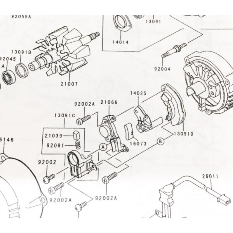 カワサキ ZZR1100(ZXT10D) レギュレター (ボルテージ カワサキ ZZR1100(ZXT10D) レギュレター (ボルテージ