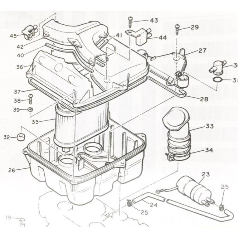 ヤマハ発動機 VMAX1200(3UF) エアクリーナーエレメント (エア