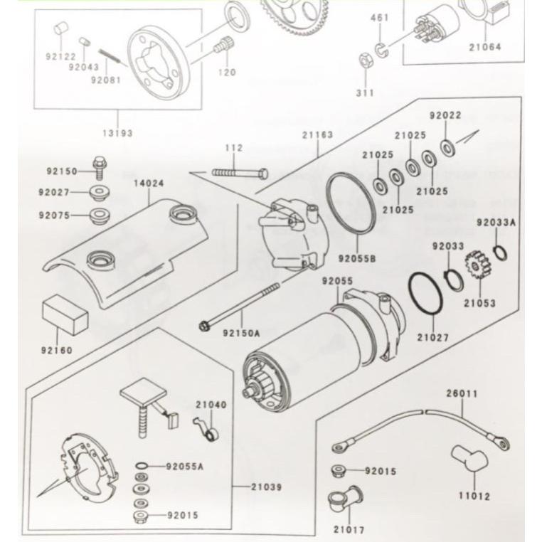 カワサキ ゼファー750(ZR750C) 車体番号ZR750C-068000まで カワサキ ゼファー750(ZR750C) 車体番号ZR750C-068000まで