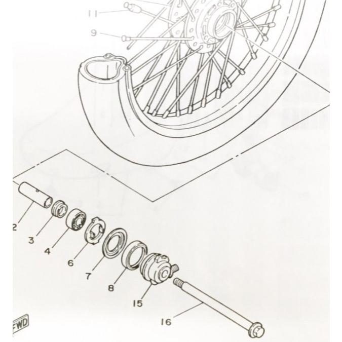 ヤマハ発動機 ビラーゴ250(3DM) 車体番号3DM-056100まで スピード