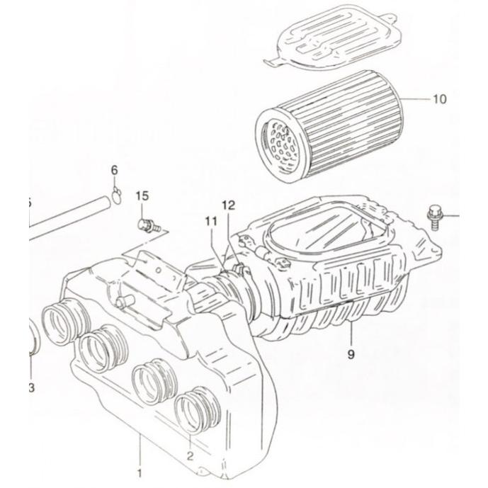 amadana詳細確認用写真その1 スズキ（SUZUKI） GSX1100Sカタナ(GU76A) エアクリーナーエレメント