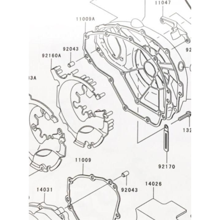 カワサキ バリオス2(ZR250B) 車体番号ZR250B-035000まで カワサキ バリオス2(ZR250B) 車体番号ZR250B-035000まで