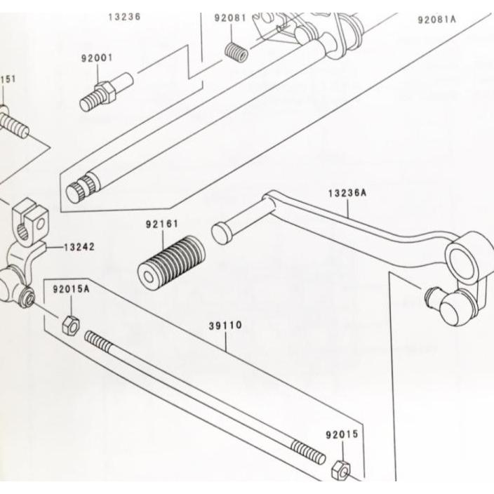 カワサキ バリオス2(ZR250B) 車体番号ZR250B-021000まで カワサキ バリオス2(ZR250B) 車体番号ZR250B-021000まで