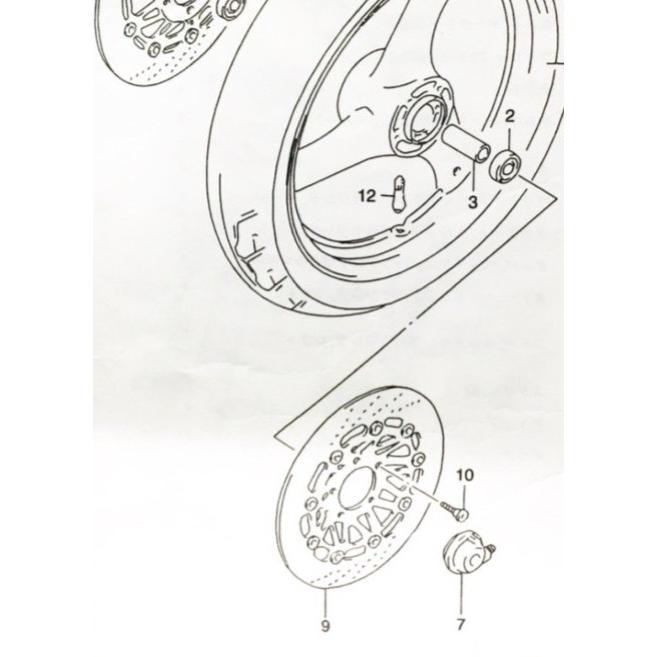 スズキ（SUZUKI） インパルス400(GK79A) スピードメーターギヤボックス