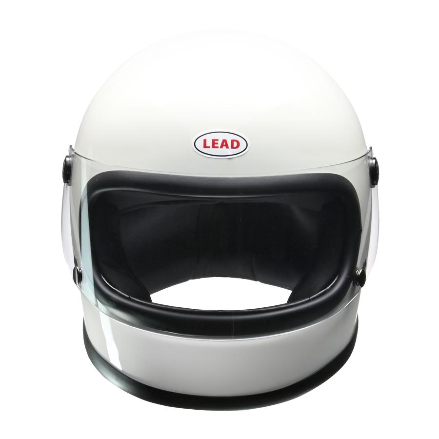 送料無料(沖縄＆離島は除く)　リード工業　LEAD　RX-200R　ホワイト フリーサイズ　レトロフルフェイスヘルメット　ビンテージフルフェイス　｜sps310｜04