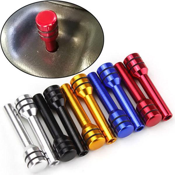 注目ブランド ドアロックピン インテリア アクセサリー ドアロックノブ 車 アルミ 2個set 送料無料