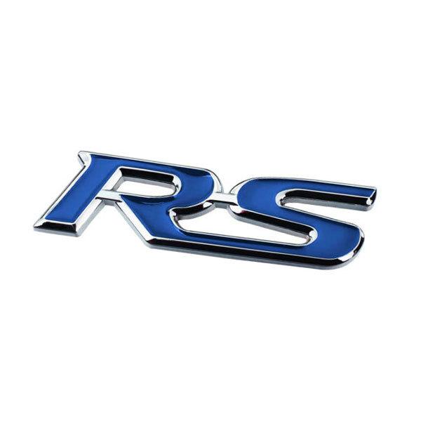エンブレム 車 ステッカー Rs パーツ カー用品 3d アクセサリー 送料無料 バックドア 色ブルー 高い素材 マーク 外装 ロゴ