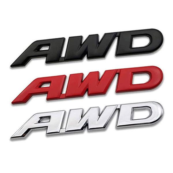 エンブレム 激安通販販売 車 ステッカー Awd パーツ カー用品 3d アクセサリー マーク 送料無料 バックドア ロゴ 外装
