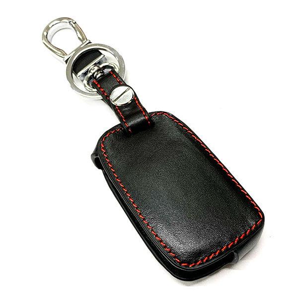 キーホルダー　キーケース　キーリング　ブラック NEW【マツダ】キーリング付きブラックキーケース 〔Bタイプ〕