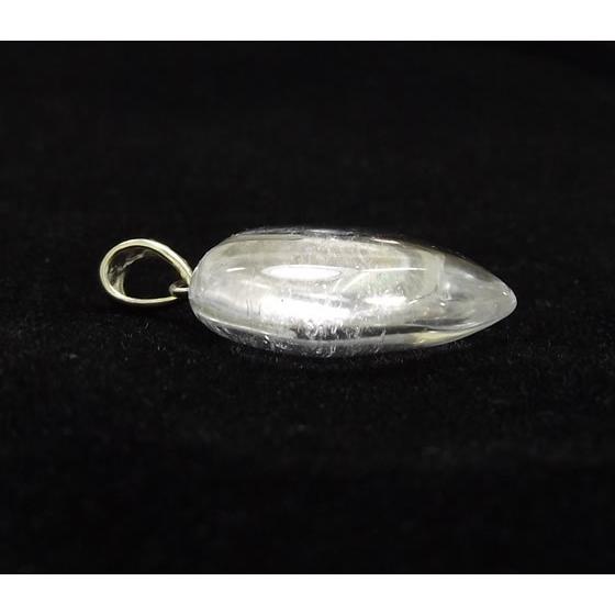 クリスタル(水晶) ペンダントトップ ハートカット 天然石