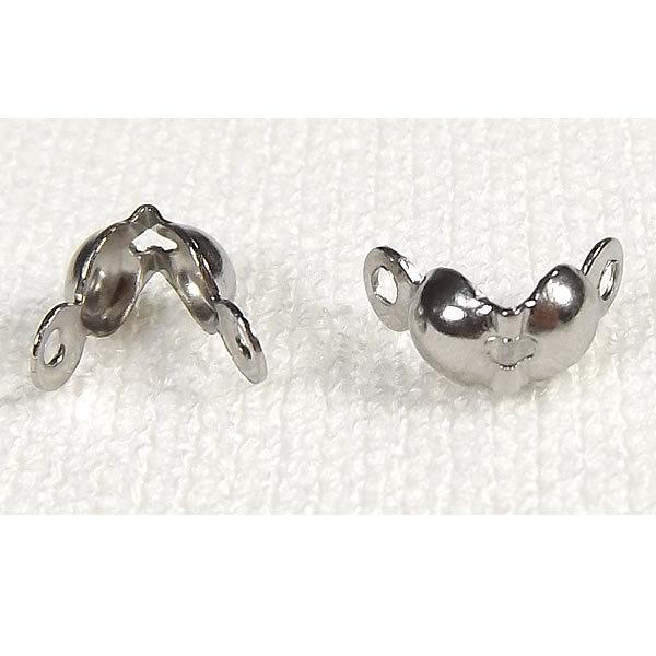 ボールチップ カン付き 20個セット 玉径 3.2mm/4mm ステンレス製 アクセサリー シルバー :stnbt002:エスピーストーン 通販 ボールチップ 20個セット 玉径4mm ステンレス製 アクセサリー シルバー