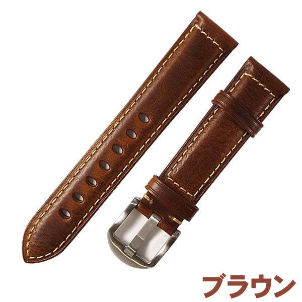 時計ベルト 本革 ステッチ ヴィンテージ風 イタリアンレザー クレイジーホース加工 プルアップレザー バネ棒・交換工具付 時計バンド 18mm 20mm 22mm 24mm 24mm |  | 10