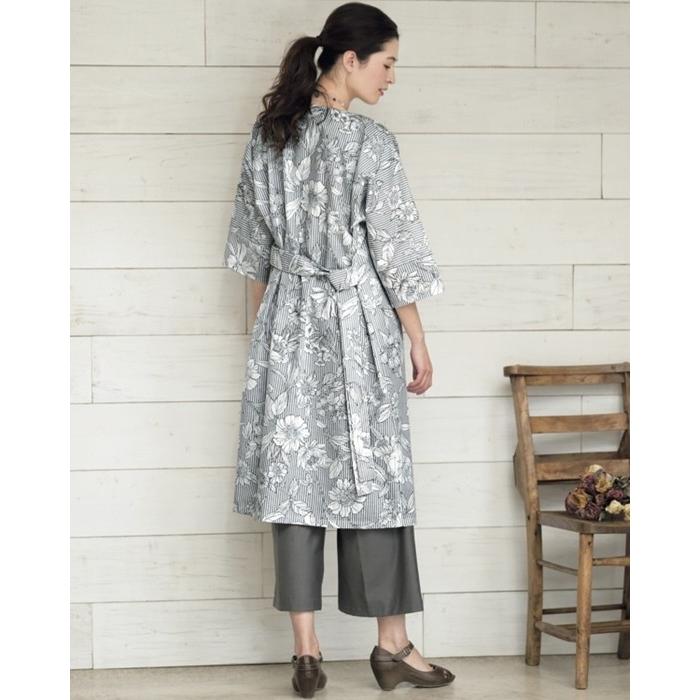 高橋恵美子デザイン　手ぬいのローブワンピース　型紙　M　L　LLサイズ【型紙/パターン/ワンピース/手ぬい/縫い代付き/レディース/3サイズ】 |  | 02