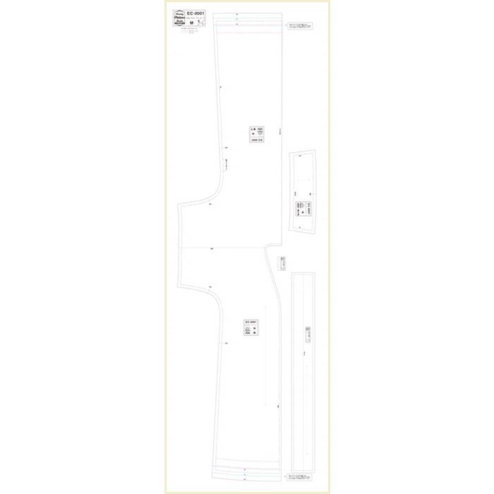 高橋恵美子デザイン　手ぬいのローブワンピース　型紙　M　L　LLサイズ【型紙/パターン/ワンピース/手ぬい/縫い代付き/レディース/3サイズ】 |  | 03