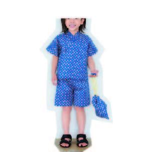 じんべい　型紙　90 100 110 120サイズ【型紙/子供服/キッズ/パターン/甚平/男の子/女の子/縫い代付き/4サイズ/かんたん/夏/夏祭り/花火/ソーイング/】 | 