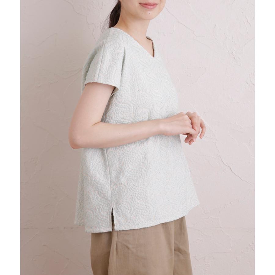 フレンチスリーブブラウスdesigned by Yuko Katayama （KY-0007）型紙S M L LLサイズ【型紙/パターン/ソーイング/縫い代付き/4サイズ】 |  | 06