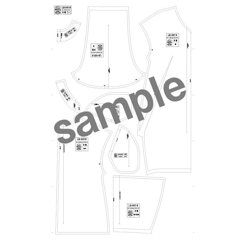 コクーンシルエットワンピース型紙　9 11 13 15サイズ【ブティック社/型紙/大人服/パターン/4サイズ/ワンピース/レディース/縫い代付き/かんたん/ソーイング/】 |  | 08