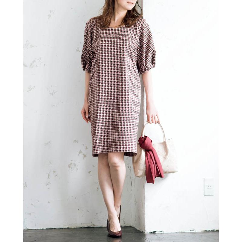 ランタンスリーブワンピース型紙　9 11 13 15サイズ【ブティック社/型紙/大人服/パターン/4サイズ/ワンピース/レディース/縫い代付き/かんたん/ソーイング】 |  | 02