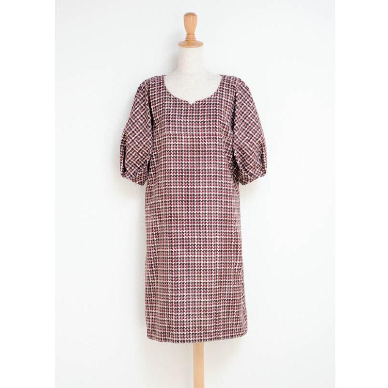 ランタンスリーブワンピース型紙　9 11 13 15サイズ【ブティック社/型紙/大人服/パターン/4サイズ/ワンピース/レディース/縫い代付き/かんたん/ソーイング】 |  | 05