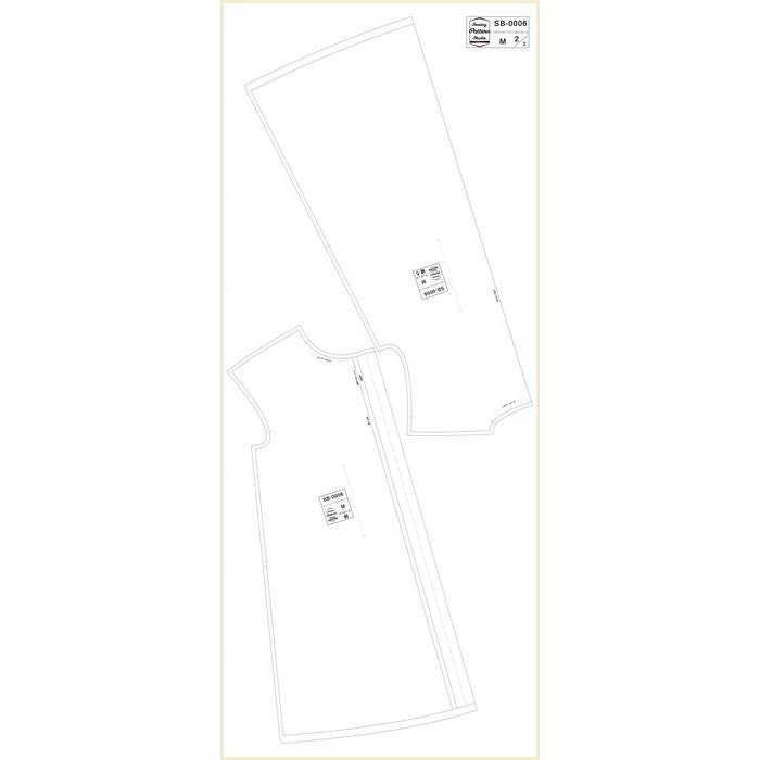 ペザントスリーブシャツ＆ワンピース　型紙　S　M L　LLサイズ(SB-0006) |  | 06