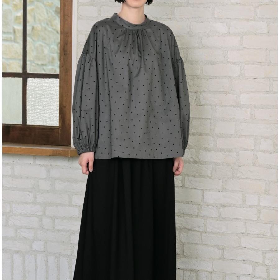 【型紙】バンドカラーのキャザーブラウス(SB-0041)　型紙　S　M　L　LLサイズ【ブティック社/型紙/大人服/パターン/縫い代付き】 | 