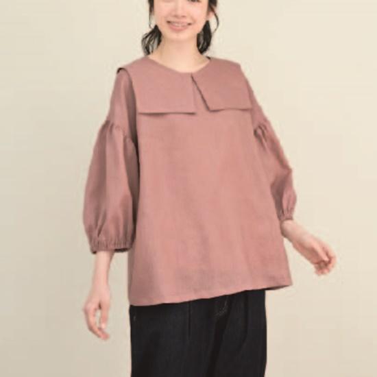 【型紙】つけ衿付きのブラウス　型紙　S　M　L　LLサイズ 【ブティック社/型紙/大人服//かんたん/おしゃれ/】 |  | 01