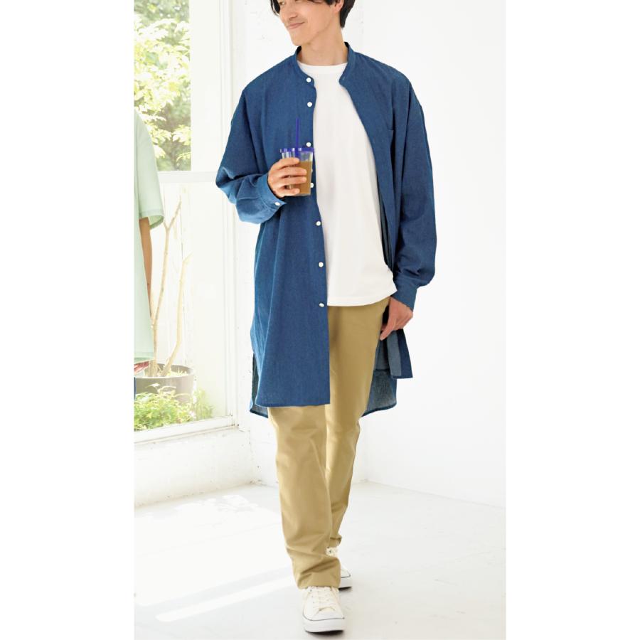 スタンドカラーシャツ（メンズ)　型紙　S　M　Lサイズ 【ブティック社/型紙/大人服/パターン/ソーイング/縫い代付き/メンズ/３サイズ/かんたん/おしゃれ/】 | 