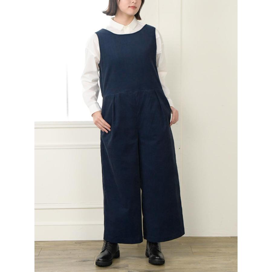 ワイドシルエットのサロペット(SB-0099) 型紙 S M L LLサイズ