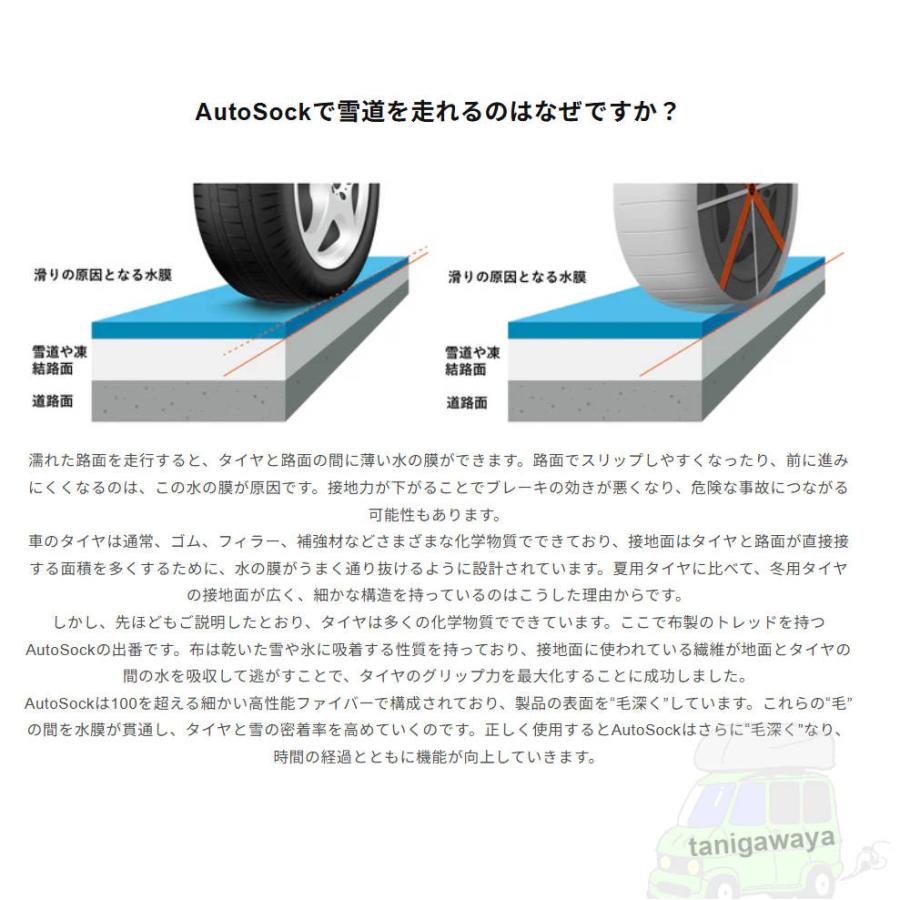 AutoSock Autosock HP 685 日本正規品 積雪/凍結時布製の非金属タイヤ