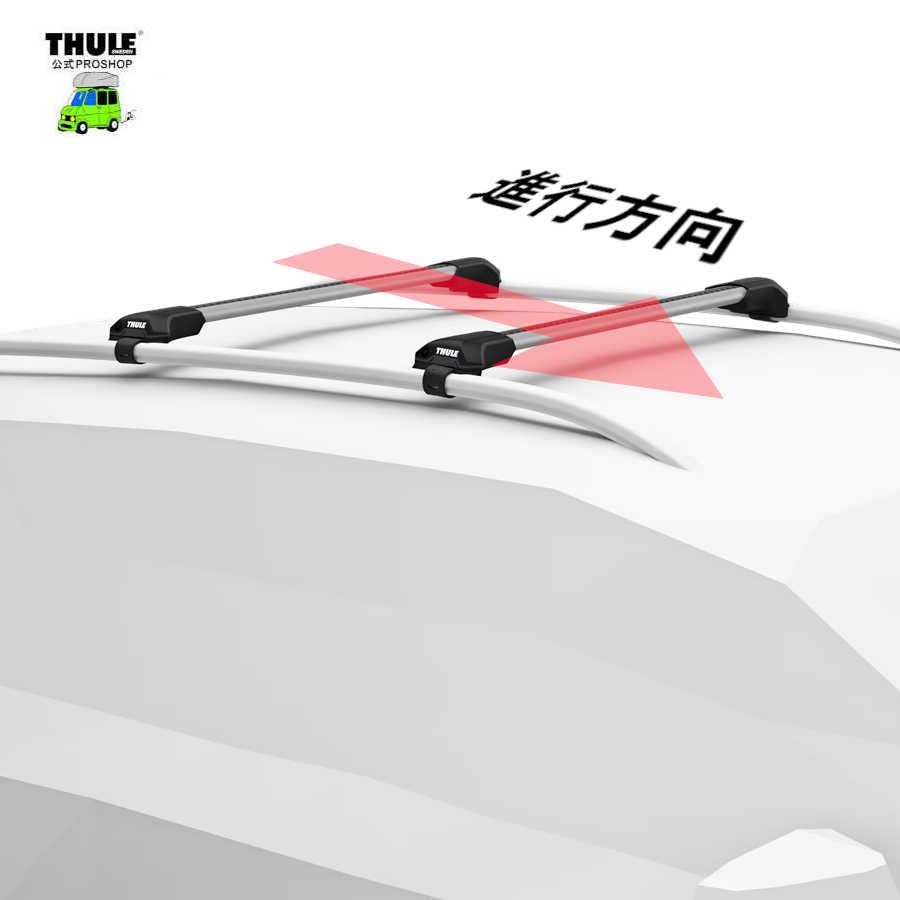 THULE キャリアset1台分 メルセデス・ベンツ:Ｍクラス 166#系 RR付車 th7204 th7214x2本 EvoEdge｜sptanigawaya｜07