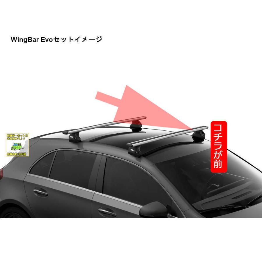 THULE キャリアset BMW 1シリーズ [F20系] 5HB DBA-1A16系 取付ポイント付 th7107 th7112 kit7084