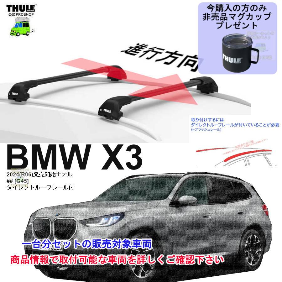 THULE（スーリー） キャリアset BMW X3 [G45] DR付 th7206 th7214B