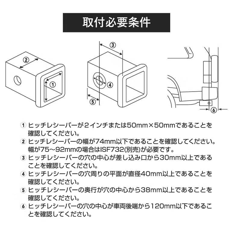 INNO inno IOP57 INA530用ヒッチフレーム ルーフデッキオプション